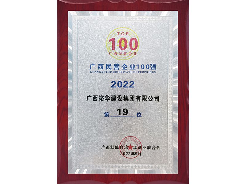 2022广西民营企业100强